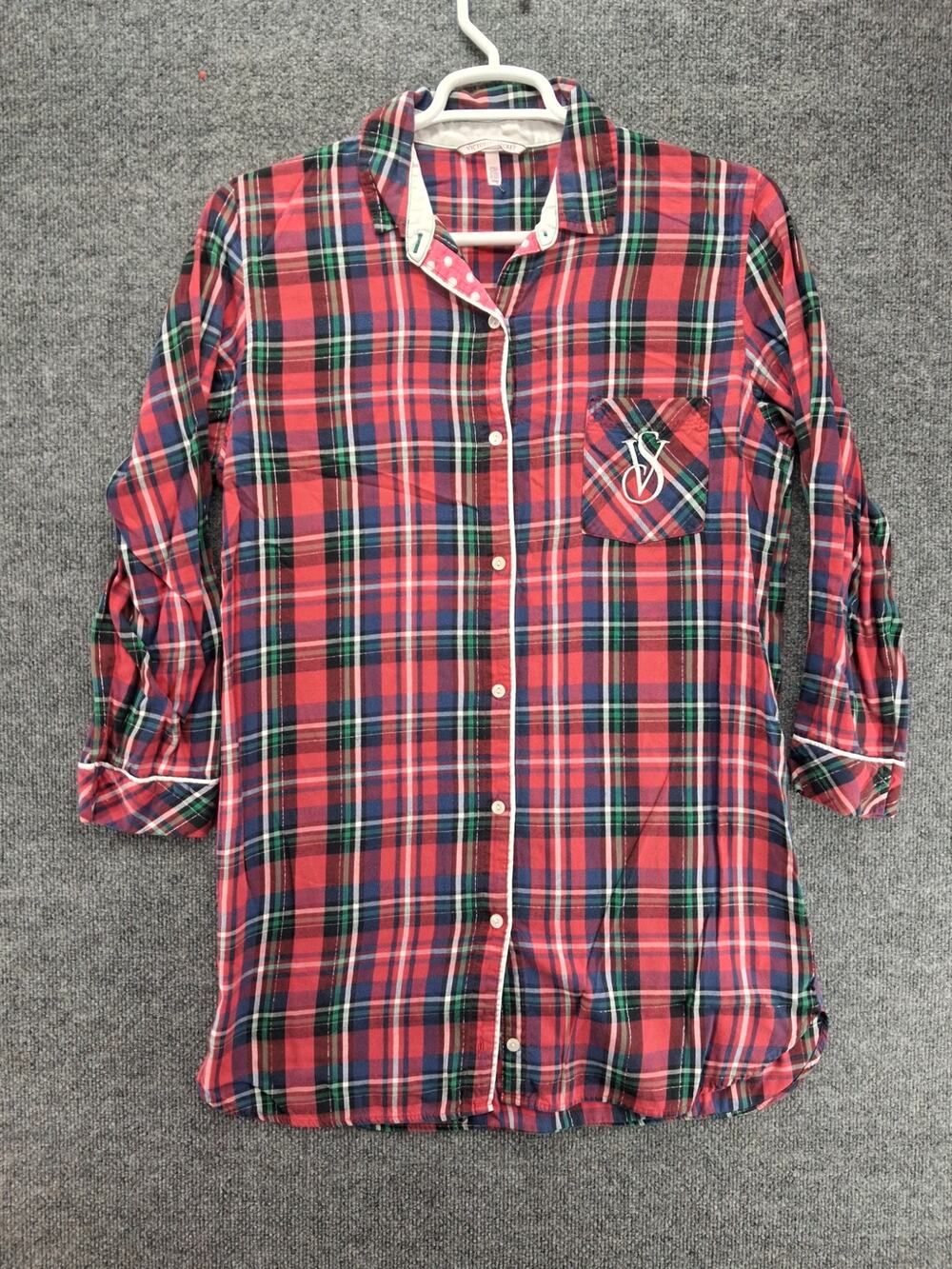 Victoria Secret Nightgown Robe Womens Medium Long Sleeve Button Up